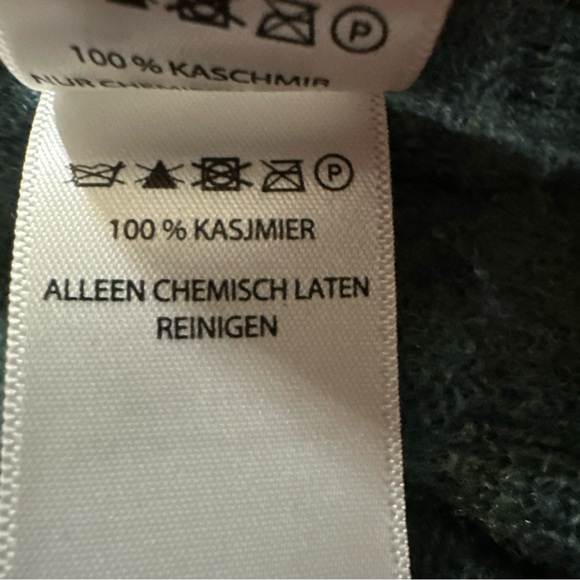 COPY - Tahari Cashmere Light Weight Cardigan Open Front Green Large - Picture 8 of 8